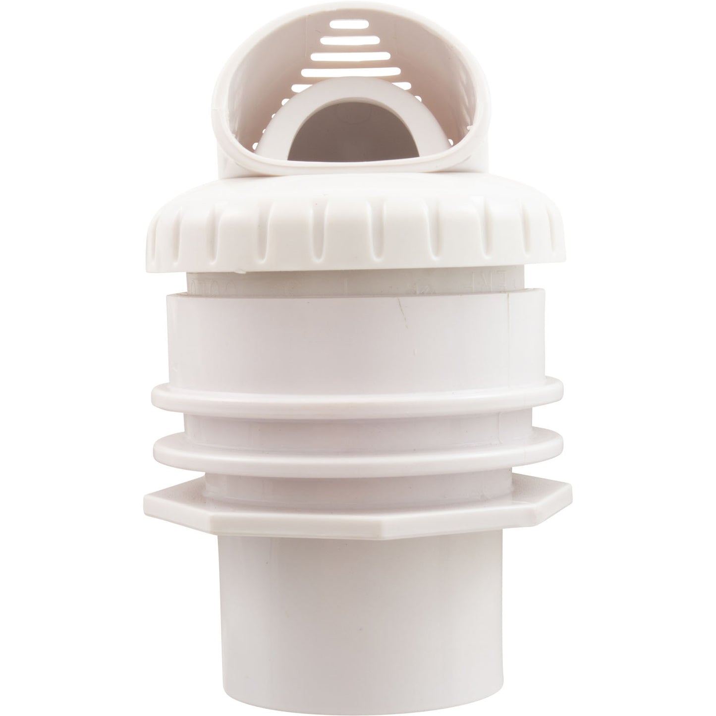 Inlet Fitting, Infusion Venturi, 1-1/2" Spigot, White