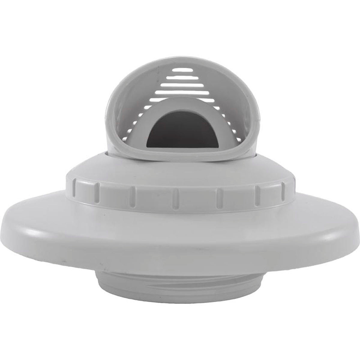 Inlet Fitting, Infusion Venturi, 1-1/2"mpt, w/Flange, White