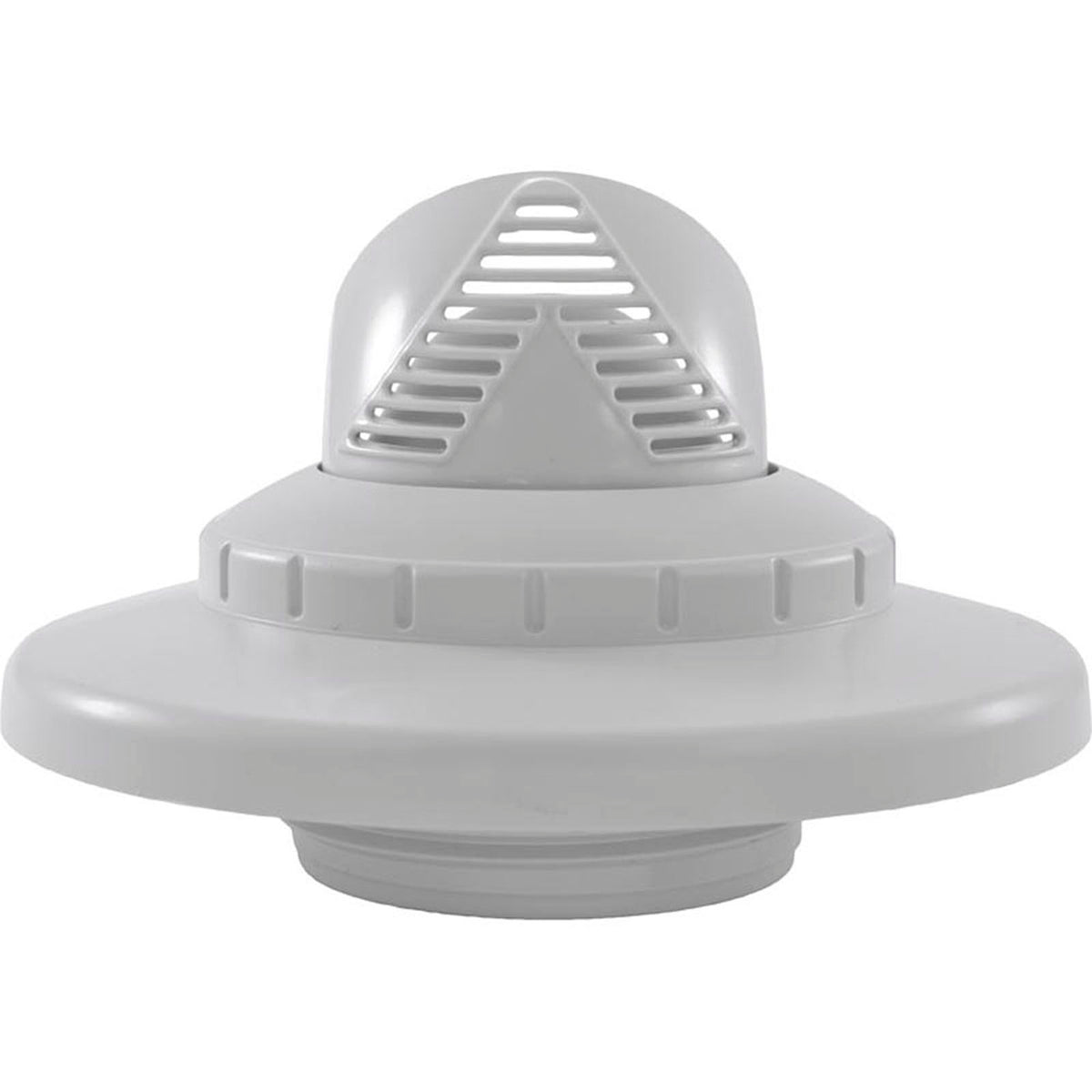 Inlet Fitting, Infusion Venturi, 1-1/2"mpt, w/Flange, White