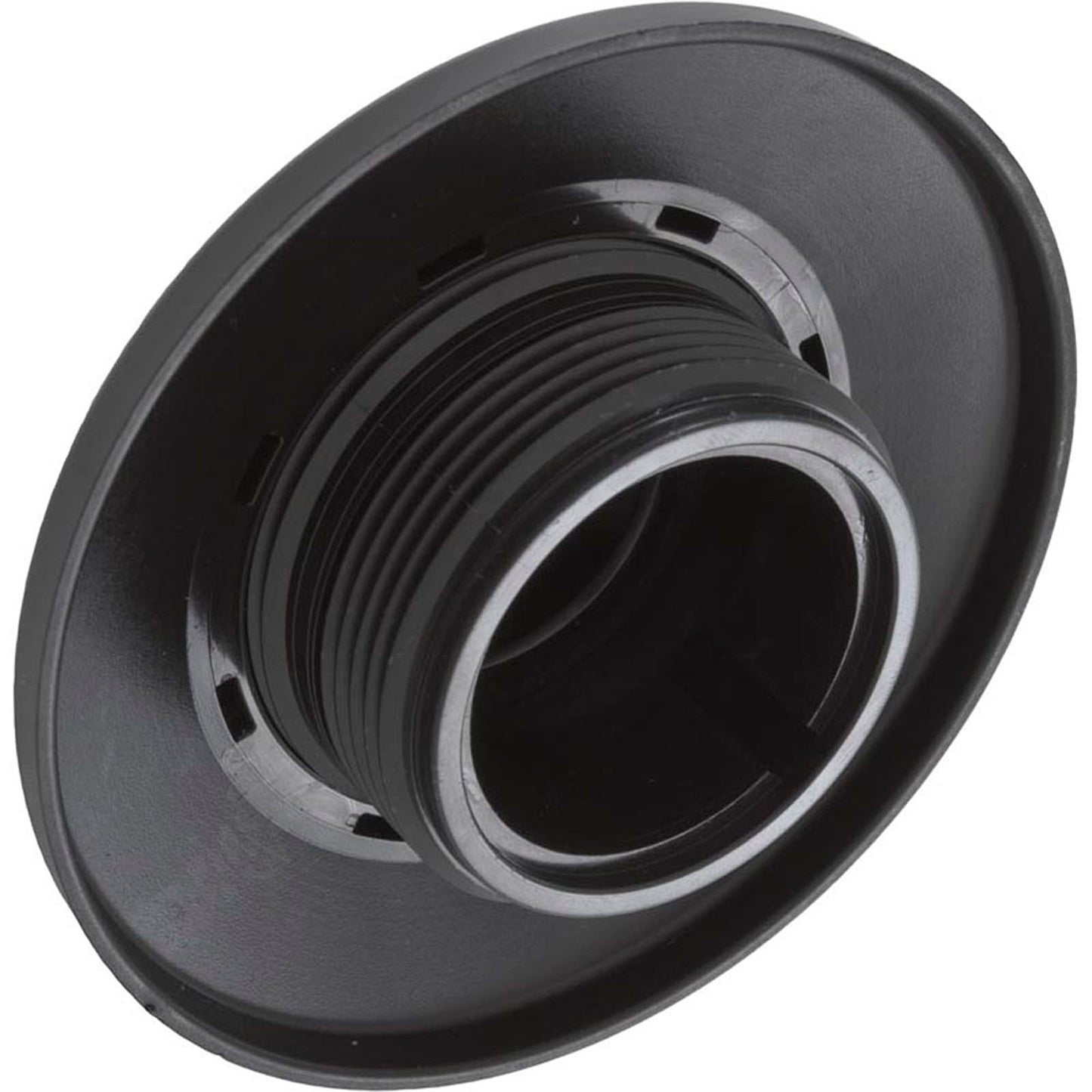 Inlet Fitting, Infusion Venturi, 1-1/2"mpt, w/Flange, Black