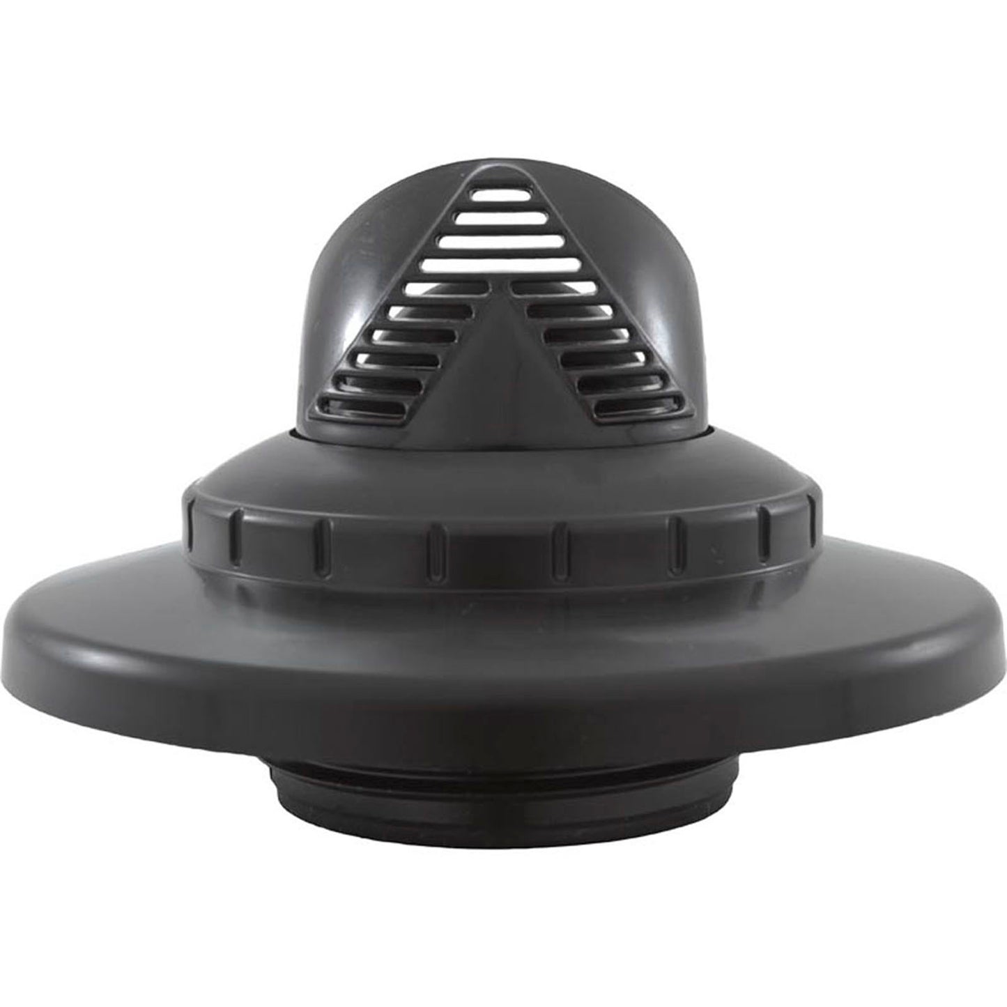 Inlet Fitting, Infusion Venturi, 1-1/2"mpt, w/Flange, Black