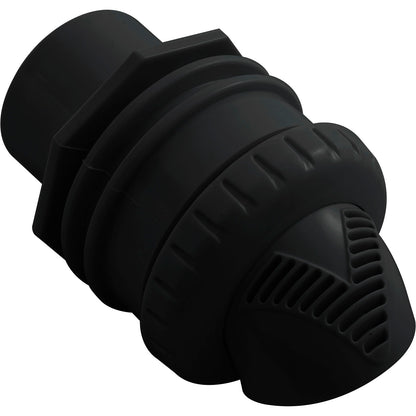 Accesorio de entrada, Venturi de infusión, espita de 1-1/2", color negro