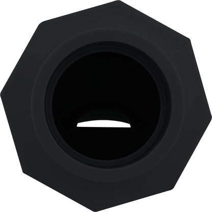 Accesorio de entrada, Venturi de infusión, espita de 1-1/2", color negro