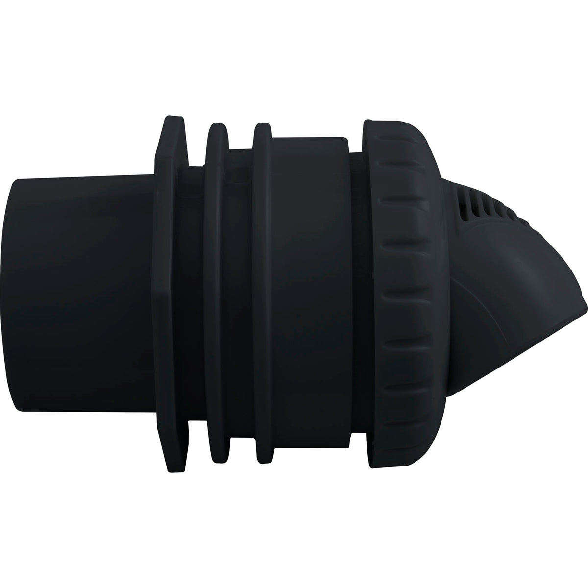 Inlet Fitting, Infusion Venturi, 1-1/2" Spigot, Black