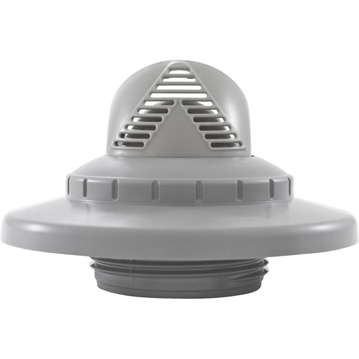 Inlet Fitting, Infusion Venturi, 1-1/2"mpt, w/Flange, Light Gray