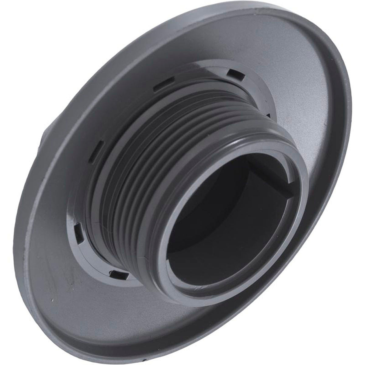 Inlet Fitting, Infusion Venturi, 1-1/2"mpt, w/Flange, Dark Gray