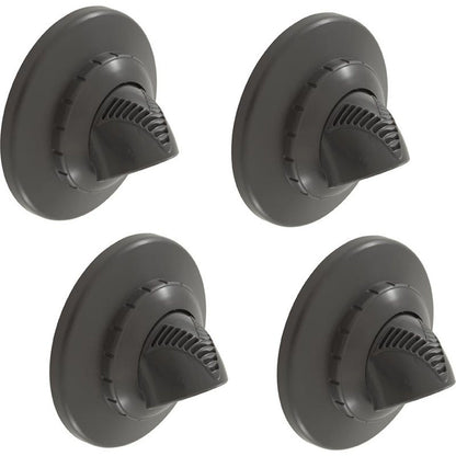 Inlet Ftng, Infusion Venturi, 1-1/2"mpt, w/Flange, Dk Gry, PKG 4