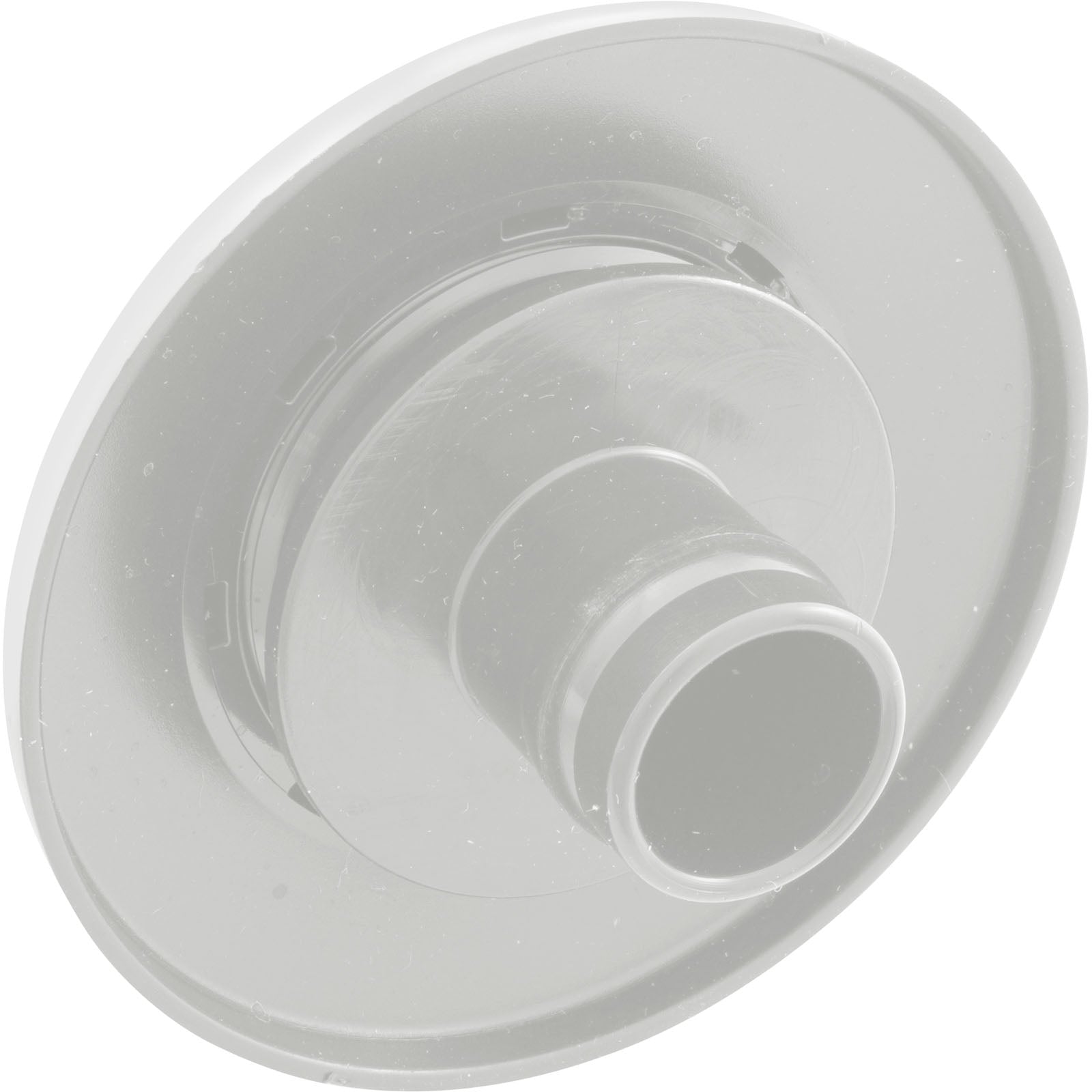 Inlet Fitting, Infusion Vent., 1" Insider Glueless, w/ Flange, White