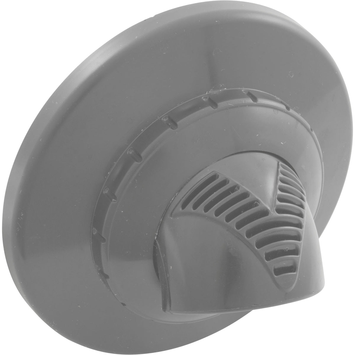 Inlet Fitting, Infusion Vent., 1" Insidr Gluelss, w/Flange, Light Gray