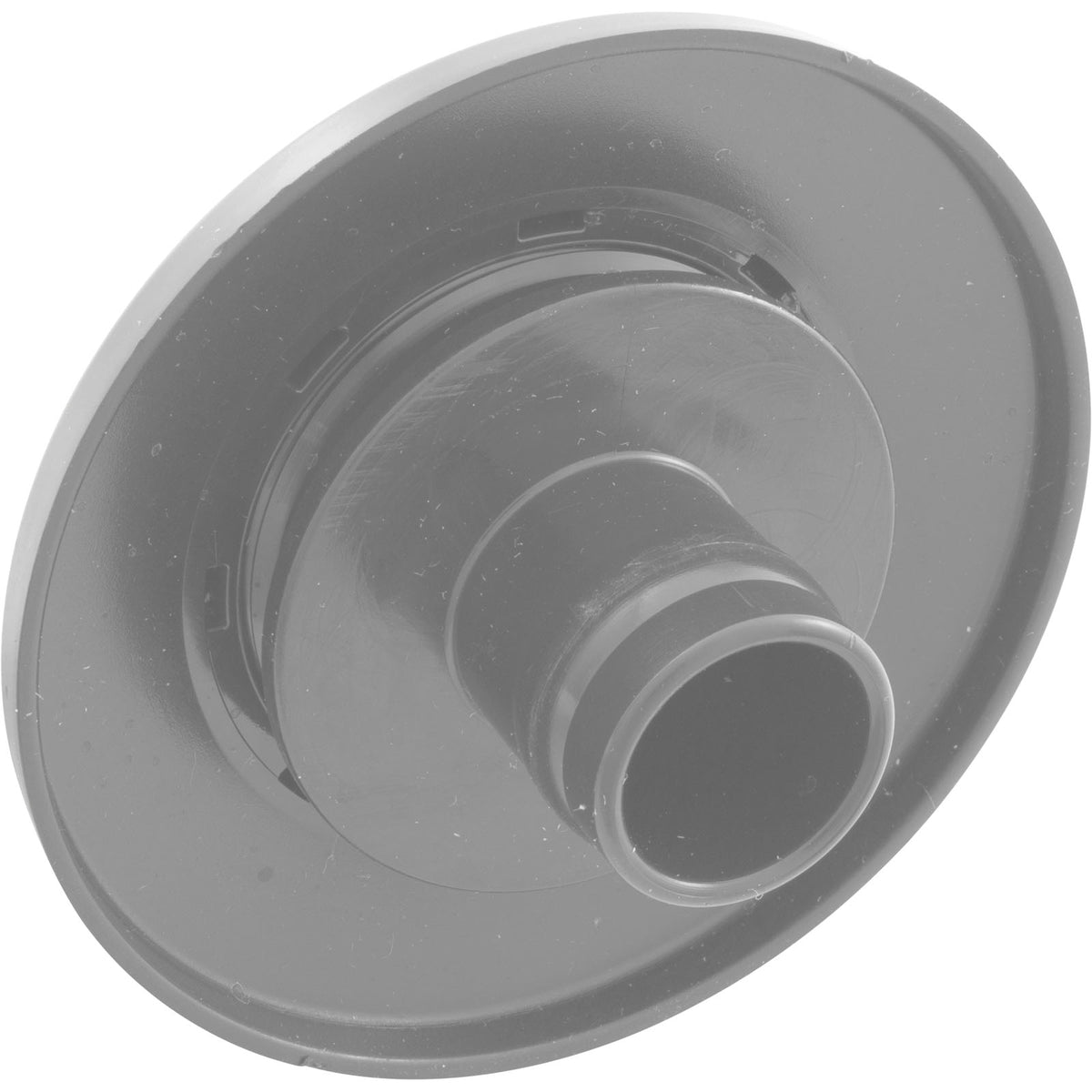 Inlet Fitting, Infusion Vent., 1" Insidr Gluelss, w/Flange, Light Gray