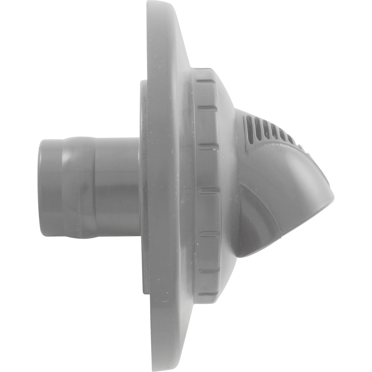 Inlet Fitting, Infusion Vent., 1" Insidr Gluelss, w/Flange, Light Gray