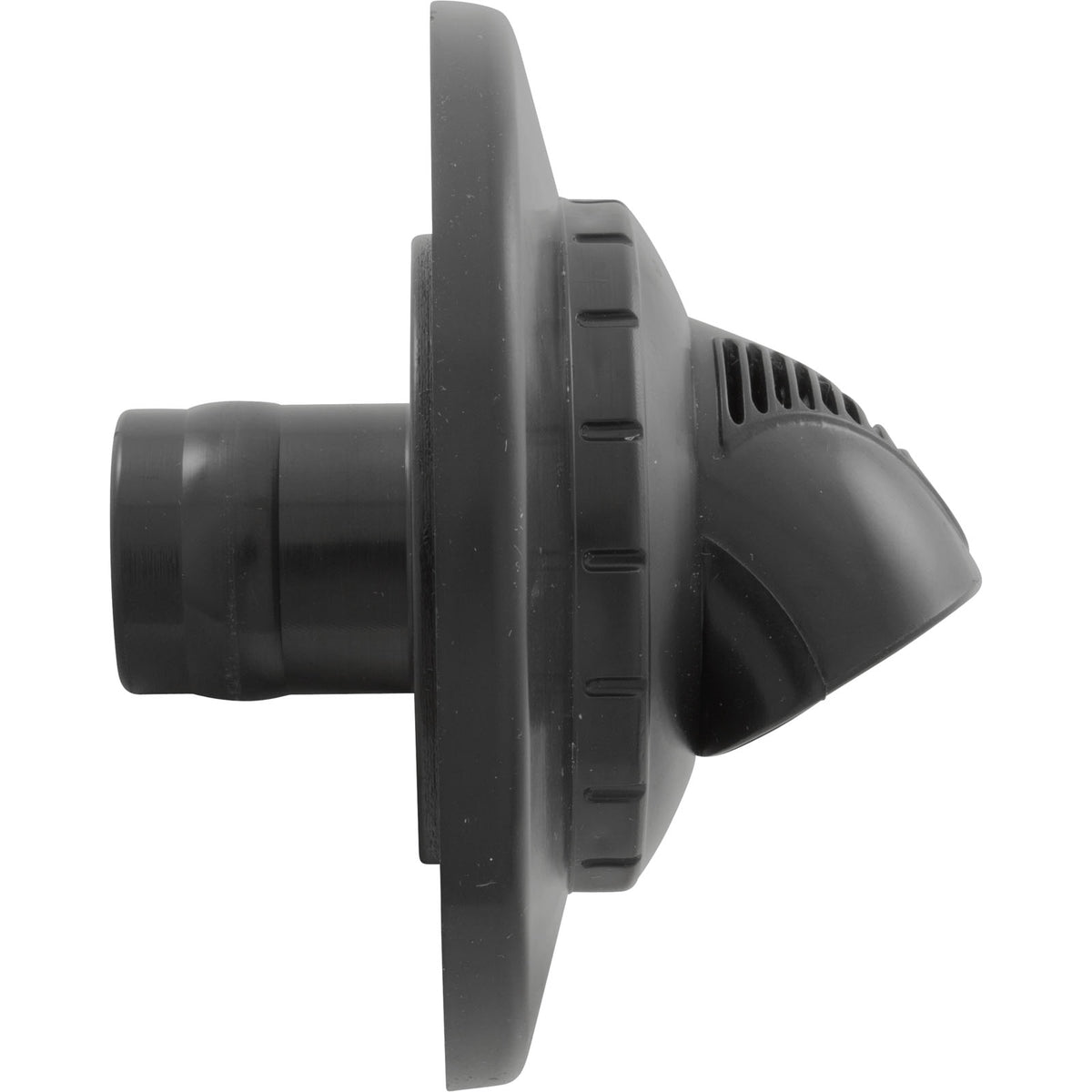 Inlet Fitting, Infusion Vent., 1" Insider Glueless, w/Flg, Black