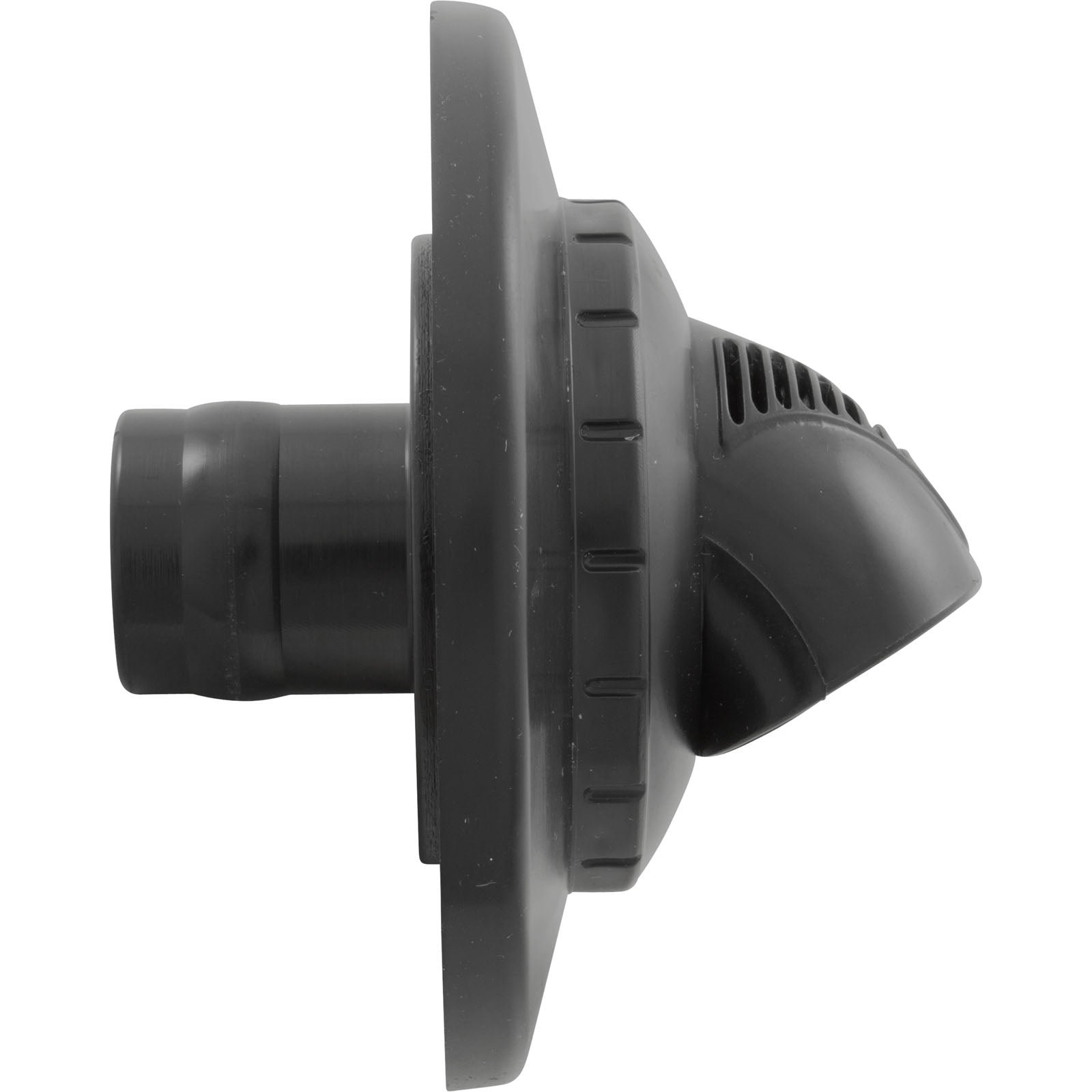 Inlet Fitting, Infusion Vent., 1" Insider Glueless, w/Flg, Black
