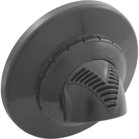 Inlet Fitting, Infusion Vent., 1" Insidr Gluelss, w/ Flange, Dark Gray