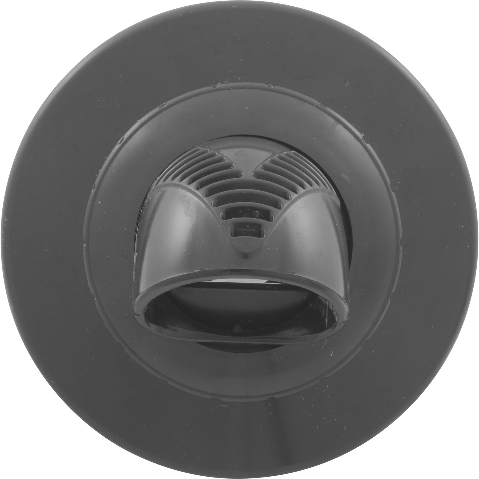 Inlet Fitting, Infusion Vent., 1" Insidr Gluelss, w/ Flange, Dark Gray