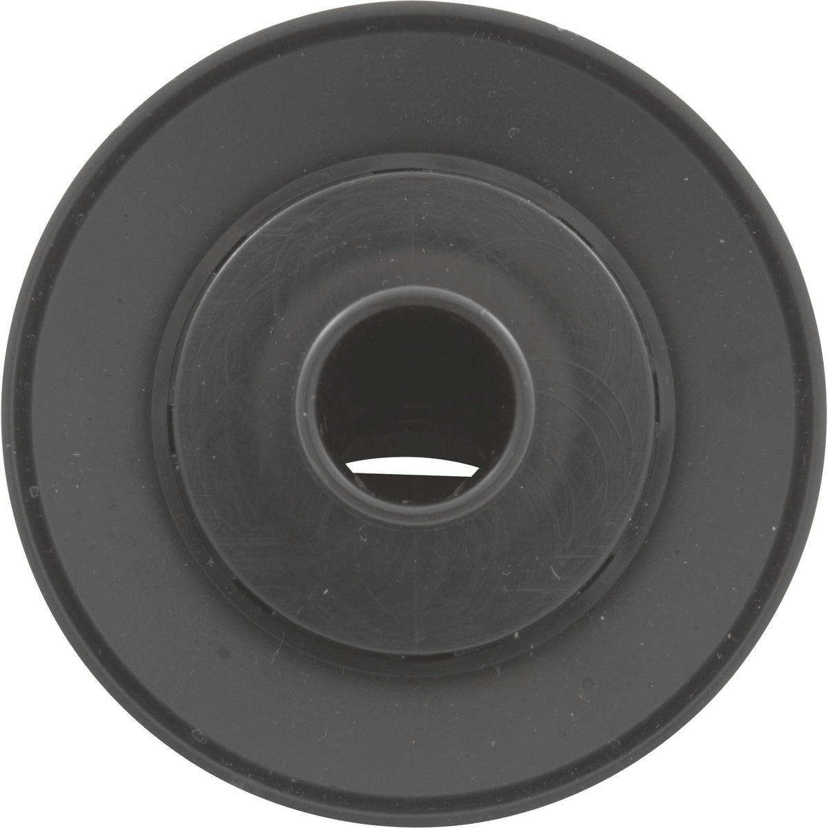 Inlet Fitting, Infusion Vent., 1" Insidr Gluelss, w/ Flange, Dark Gray