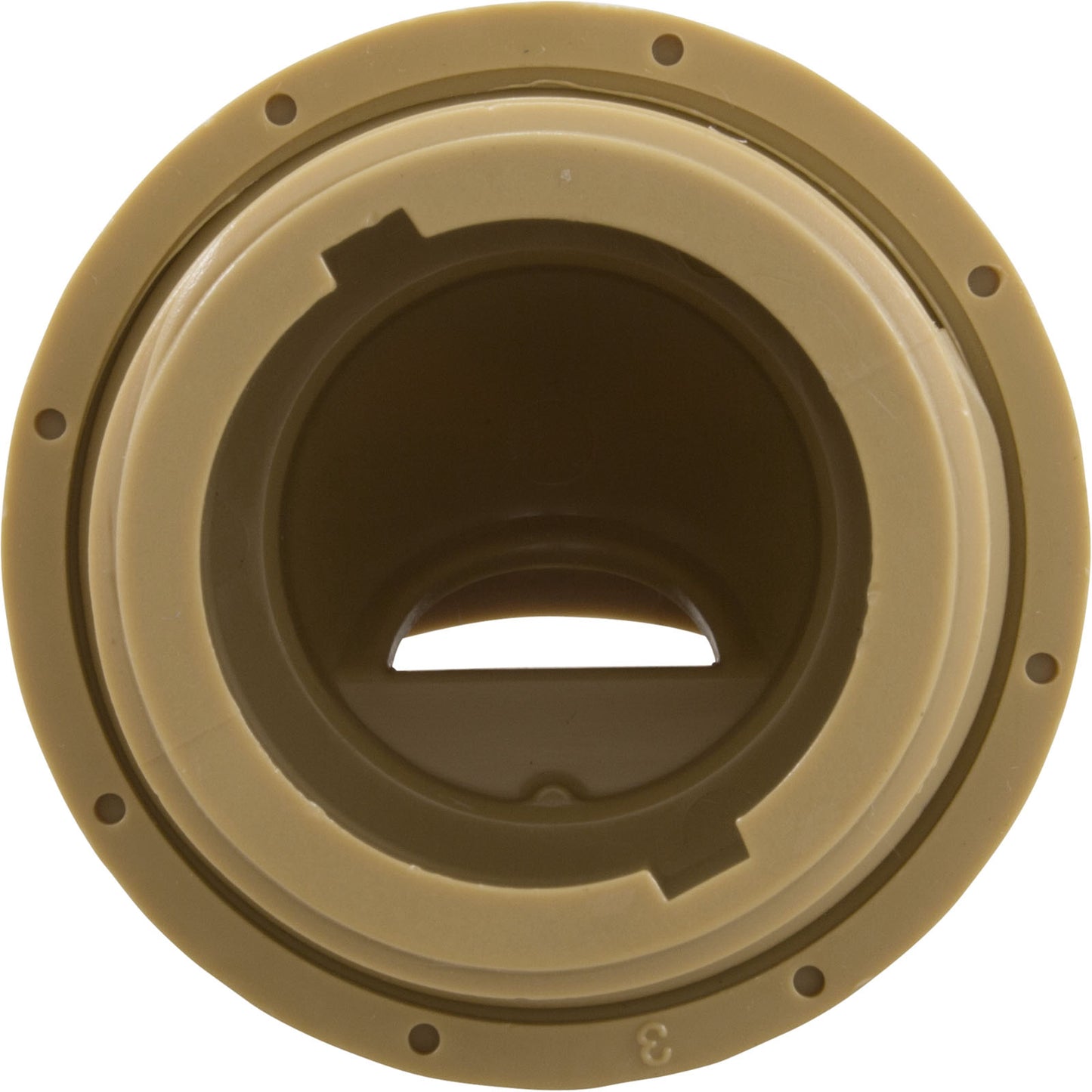 Inlet Fitting, Infusion Venturi, 1-1/2"mpt, Tan