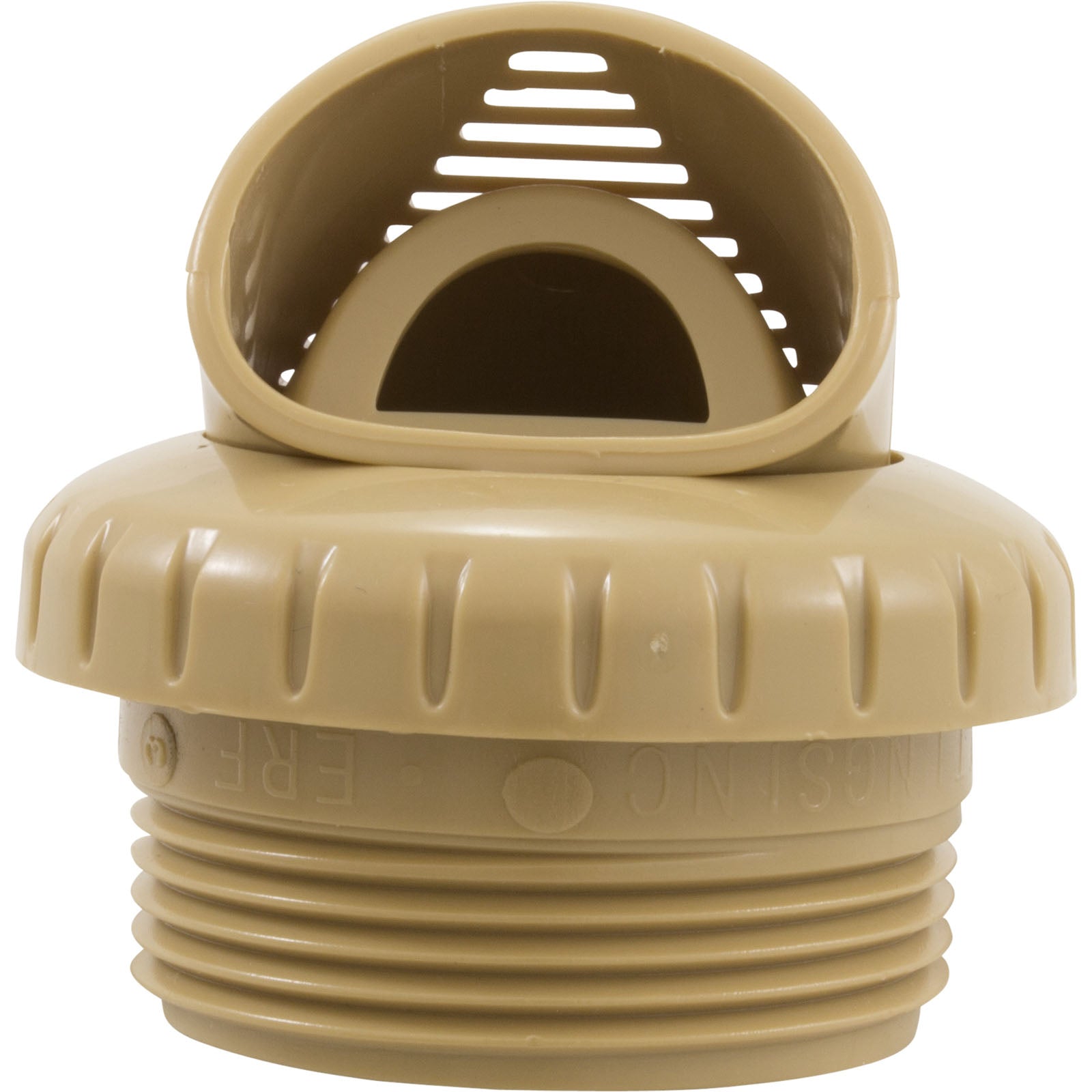 Inlet Fitting, Infusion Venturi, 1-1/2"mpt, Tan