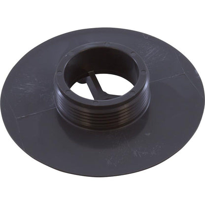 Wall Fitting, 4" dia, 1-7/8"hs, 1-1/2"mpt, Dk Gray