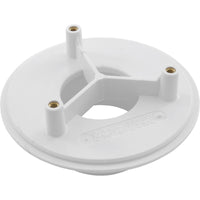 Wall Fitting, 4" dia, 2-3/8"hs, 2"mpt-1-1/2"s, White