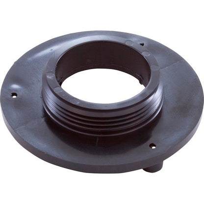 Fixation murale, Retro 4" dia, 1-7/8"hs, 1-1/2"mpt, noir