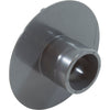 Wall Fitting, Retro 4" dia, 1-7/8"hs, 1-1/2" insider, Dk Gray