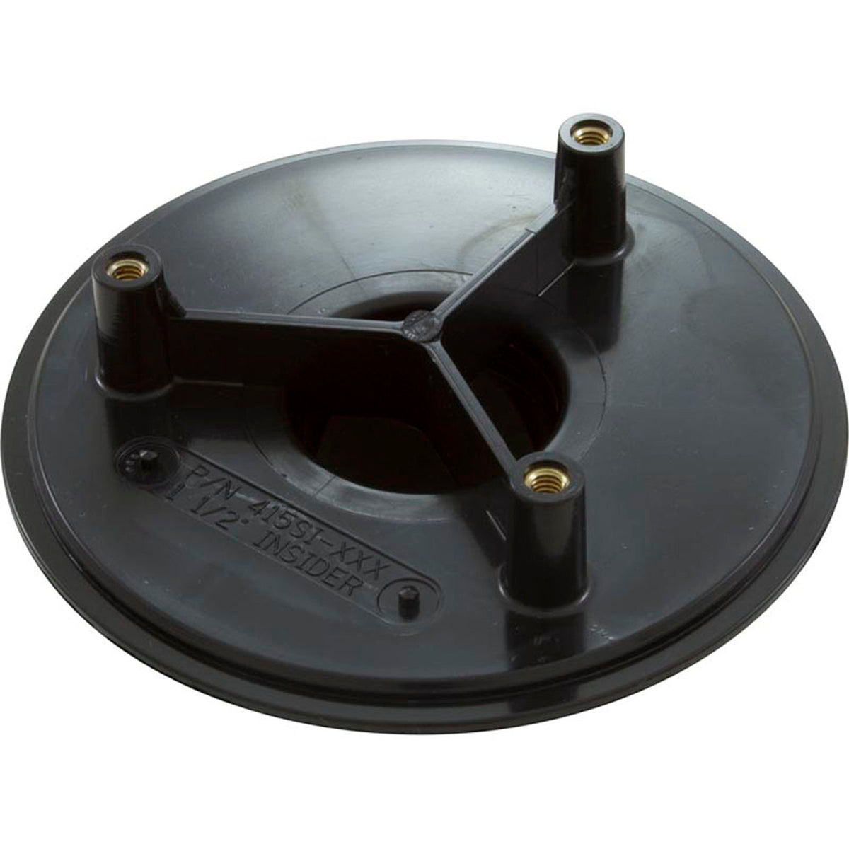 Wall Fitting, Retro 4" dia, 1-7/8"hs, 1-1/2" insider, Black
