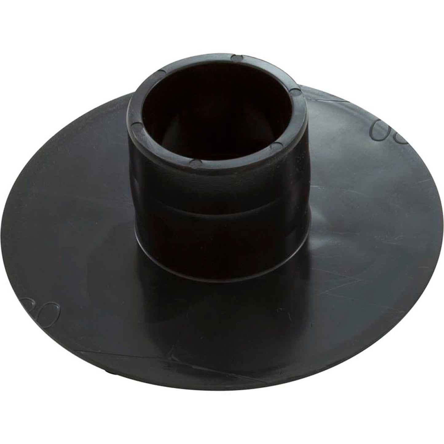 Fixation murale, Retro 4" dia, 1-7/8"hs, 1-1/2" insider, Noir