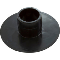 Wall Fitting, Retro 4" dia, 1-7/8"hs, 1-1/2" insider, Black