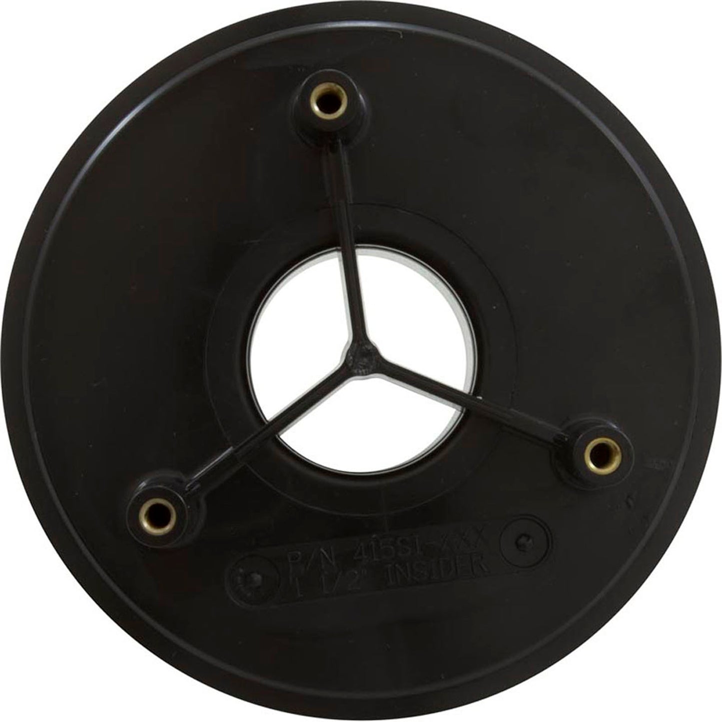 Fixation murale, Retro 4" dia, 1-7/8"hs, 1-1/2" insider, Noir