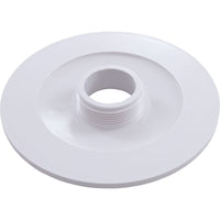 Wall Fitting, 6" dia, 1-7/8"hs, 1-1/2"mpt, White