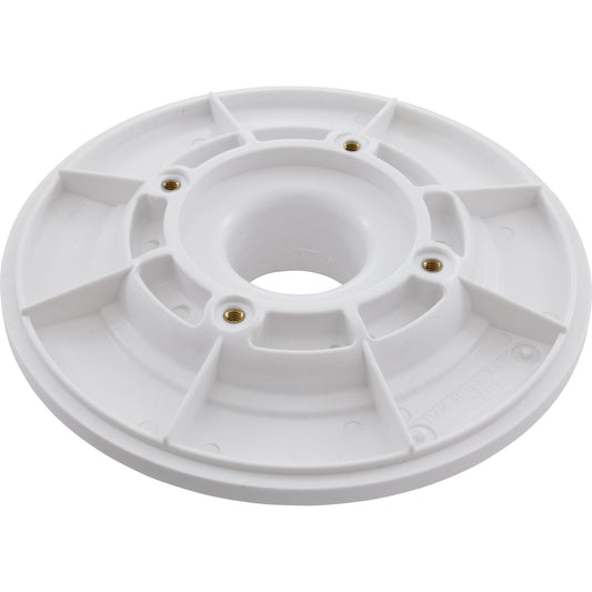 Wall Fitting, 6" dia, 1-7/8"hs, 1-1/2"mpt Extended, White