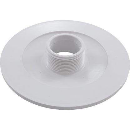 Wall Fitting, 6" dia, 1-7/8"hs, 1-1/2"mpt Extended, White