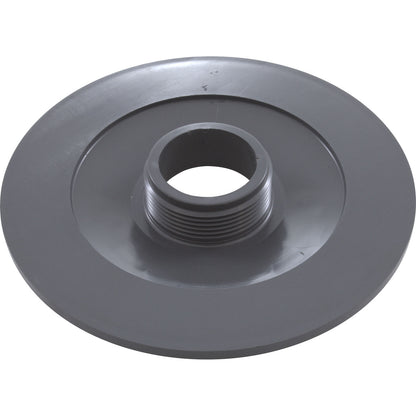 Wall Fitting, 6" dia, 1-7/8"hs, 1-1/2"mpt, Dk Gray