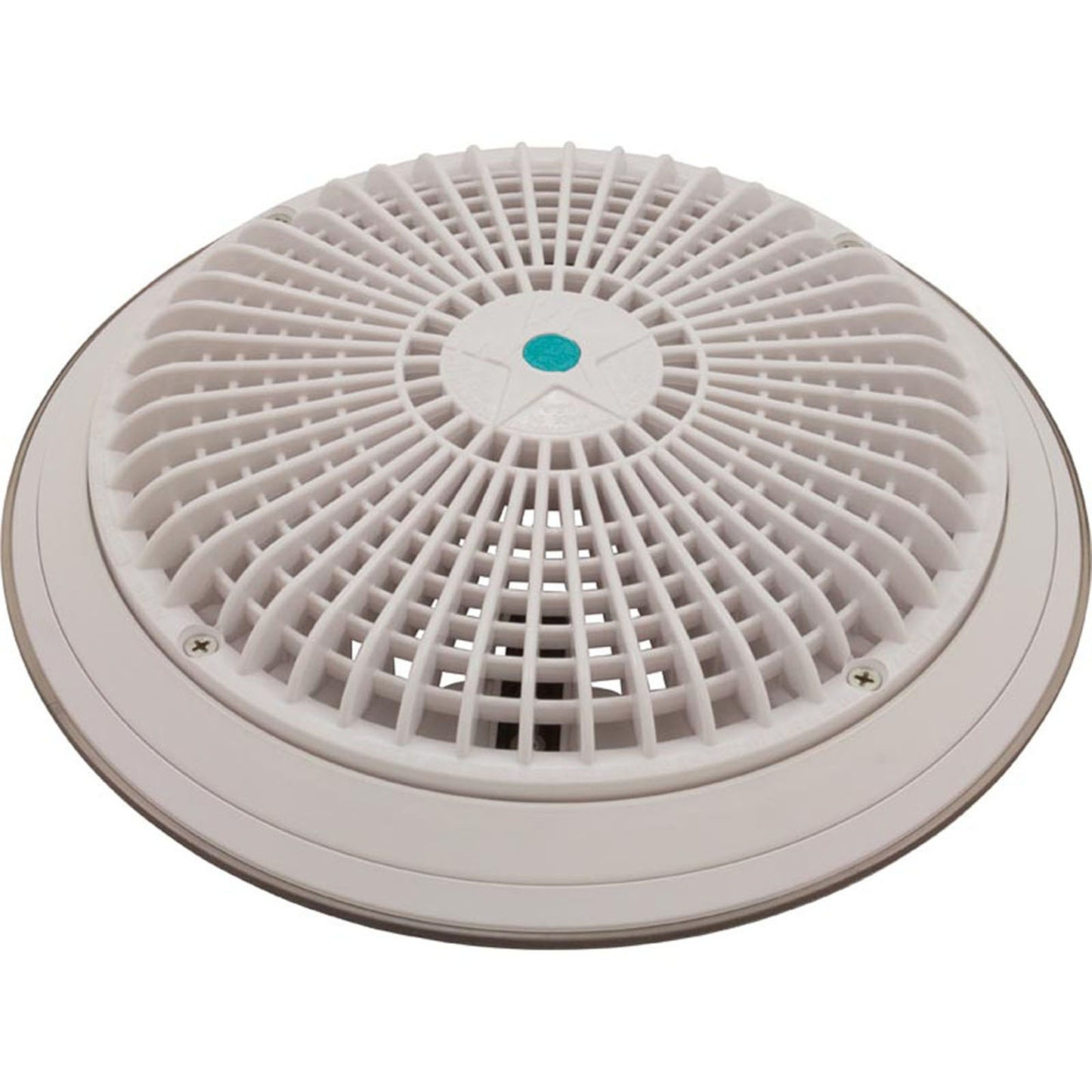 Main Drain Grate, Retro 10" Round, Universal, White