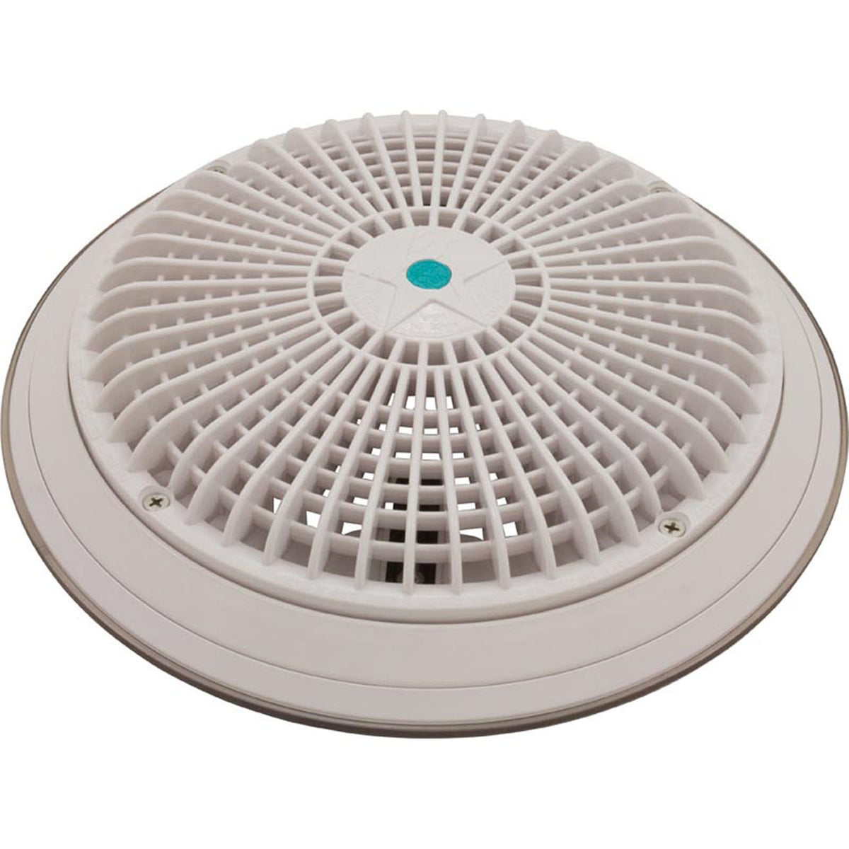 Main Drain Grate, Retro 10" Round, Universal, White