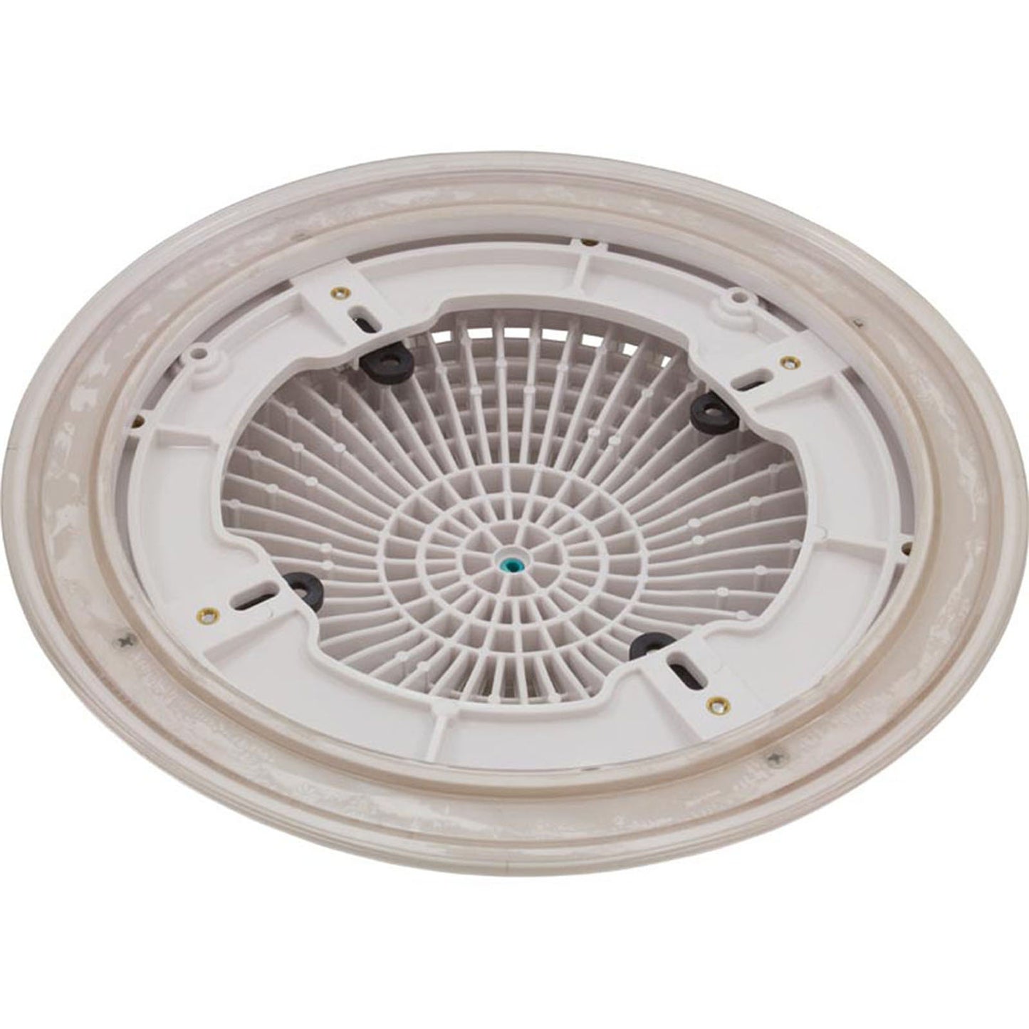 Main Drain Grate, Retro 10" Round, Universal, White