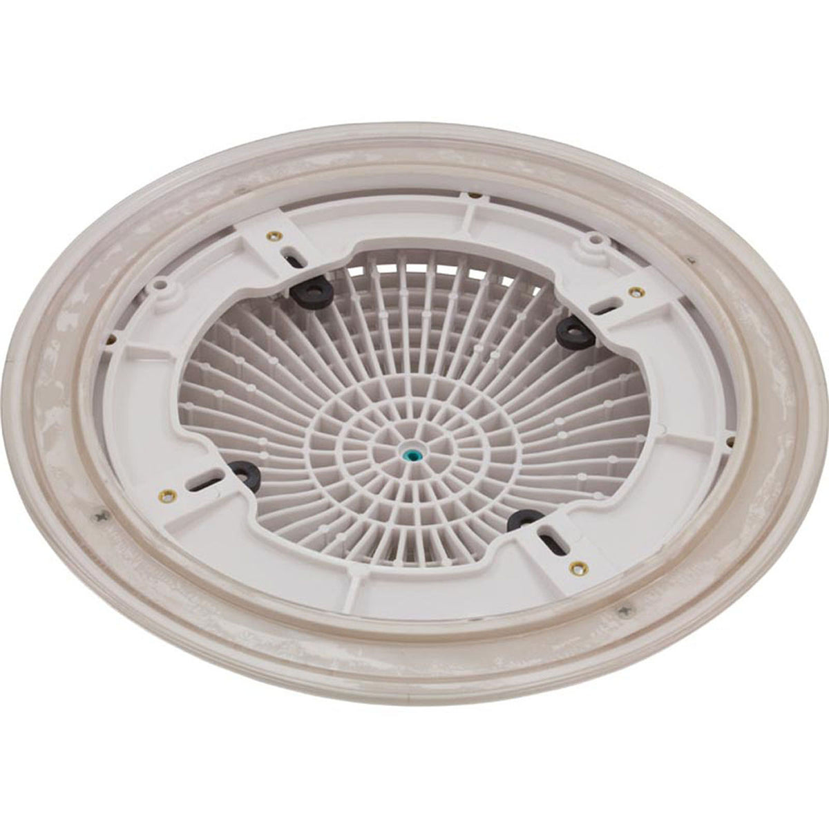 Main Drain Grate, Retro 10" Round, Universal, White