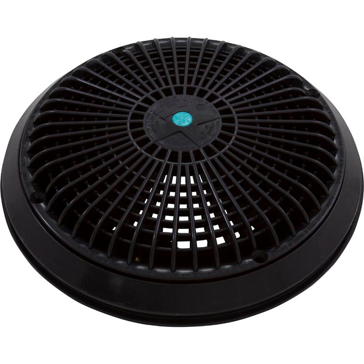 Main Drain Grate, Retro 10" Round, Universal, Black