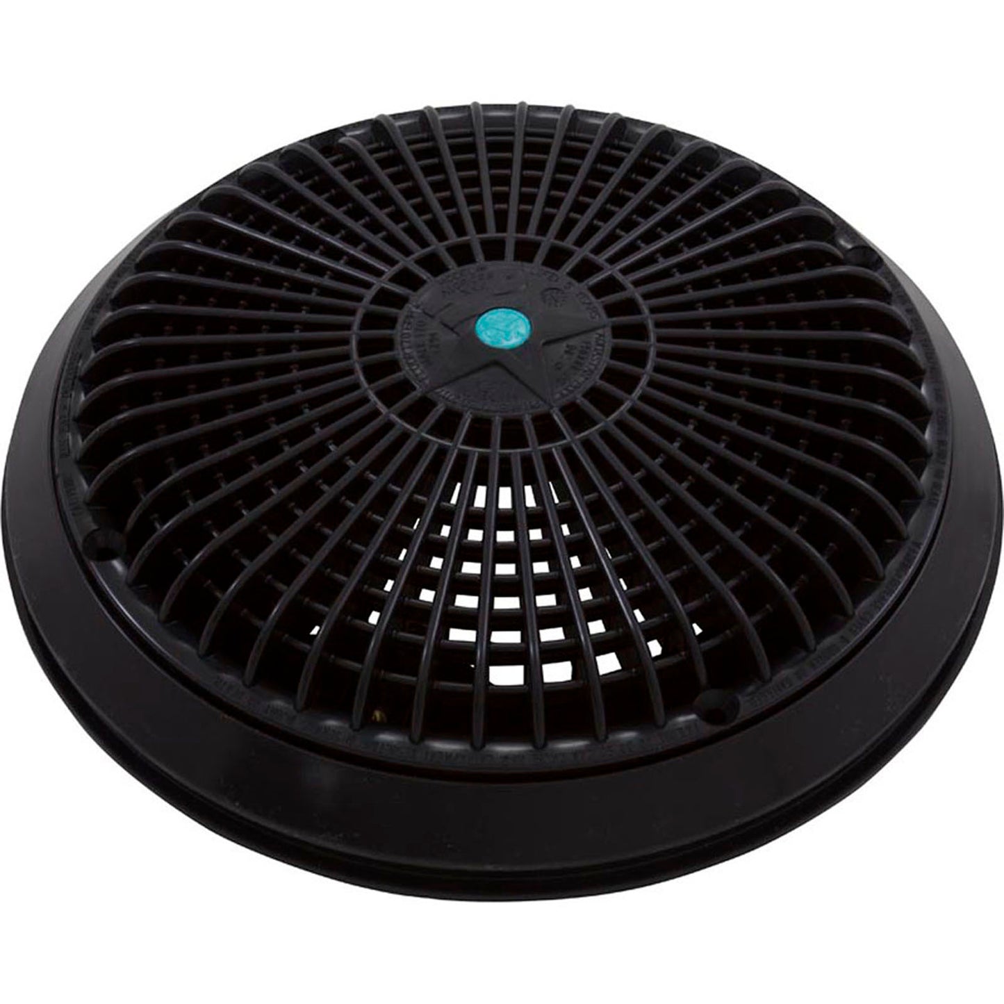 Main Drain Grate, Retro 10" Round, Universal, Black