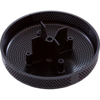 Main Drain Grate, Retro 8" Rnd, Sumpless, w/Hardware, Blk
