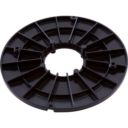 Main Drain Grate, Retro 8" Rnd, Sumpless, w/Hardware, Blk