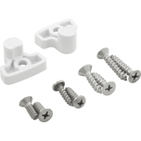 Main Drain Grate, Retro 8" Round, MoFlow, w/Hardware, Light Gray