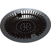 Main Drain Grate, Retro 8" Round, MoFlow, w/Hardware, Black
