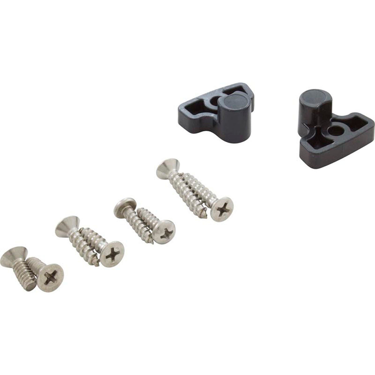 Main Drain Grate, Retro 8" Round, MoFlow, w/Hardware, Black