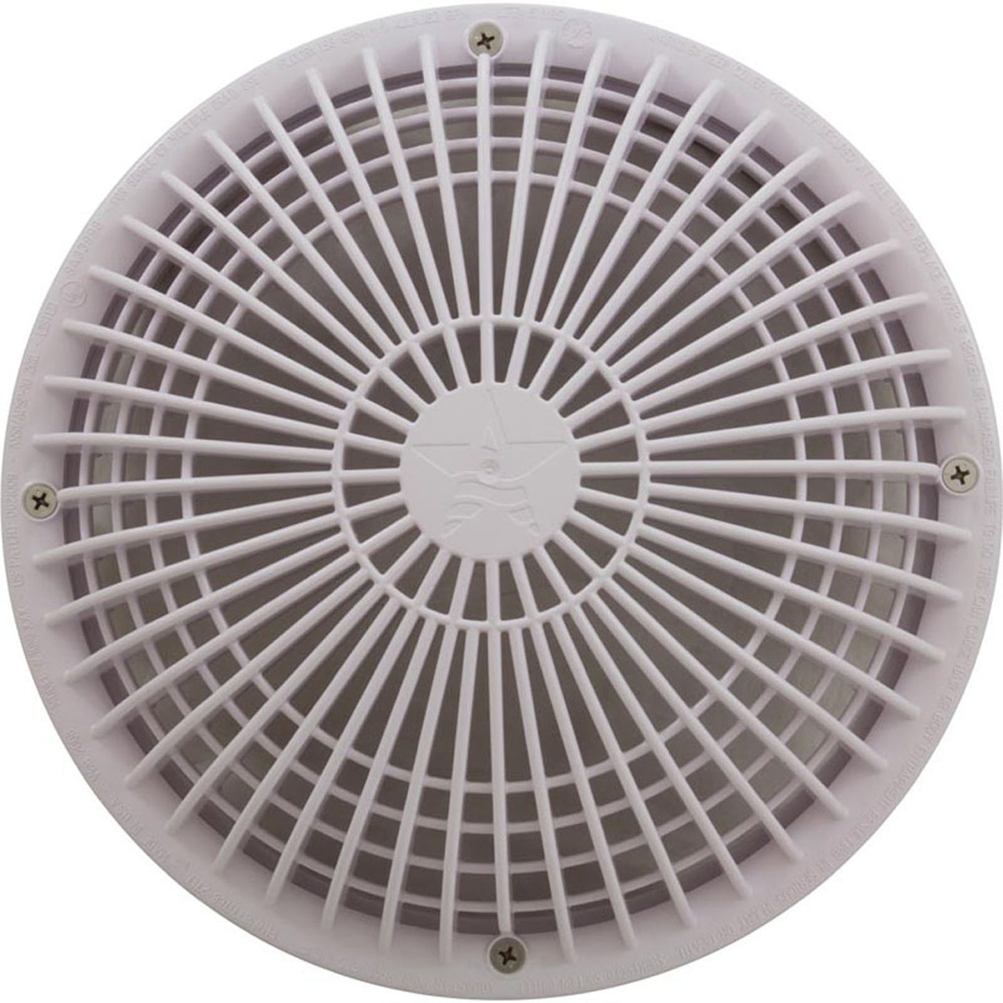 Cover, Aquastar MoFlo, 10" Round, w/Frame, White