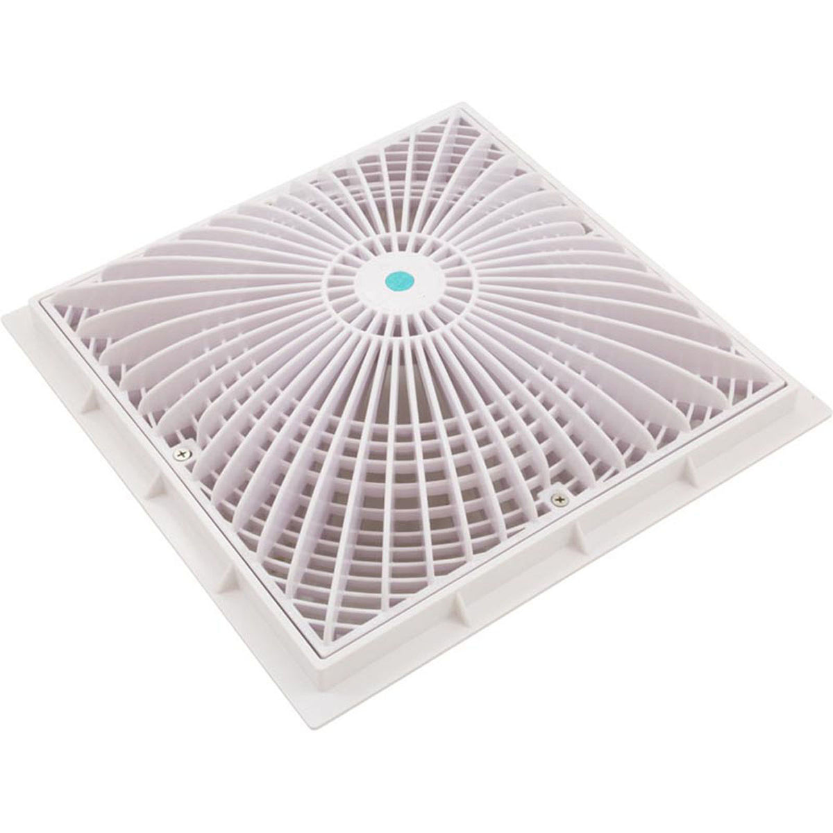 Cover, Aquastar MoFlo, 12" Square, w/ Frame, White