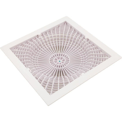Cover, Aquastar MoFlo, 12" Square, w/ Frame, White