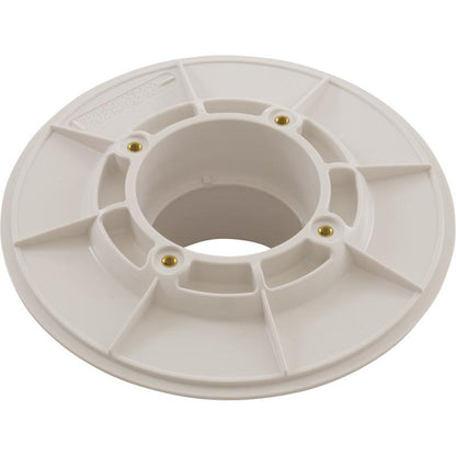 Wall Fitting, Aquastar, 6"dia, 2-1/2"mpt x 2"s, White
