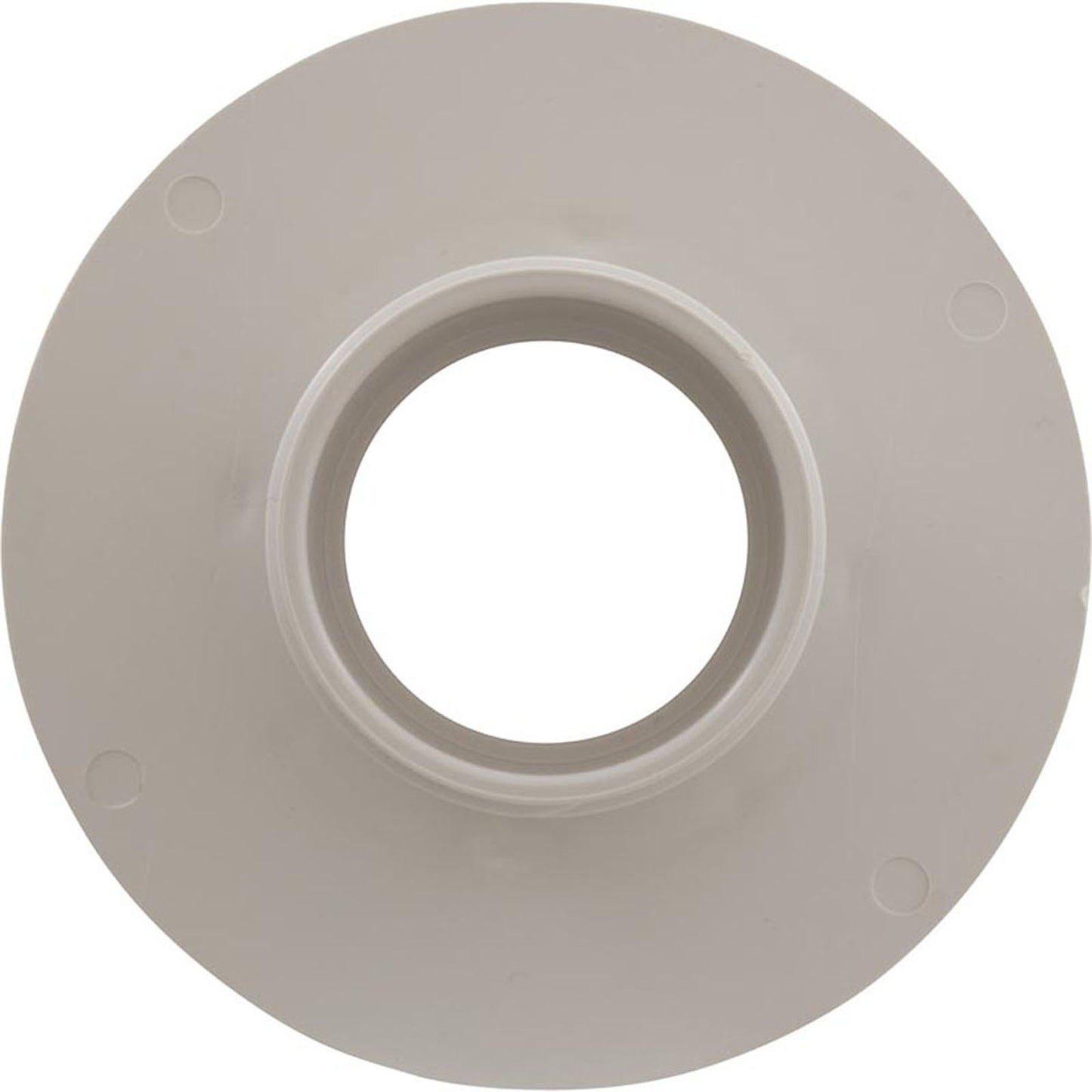 Wall Fitting, Aquastar, 6"dia, 2-1/2"mpt x 2"s, White